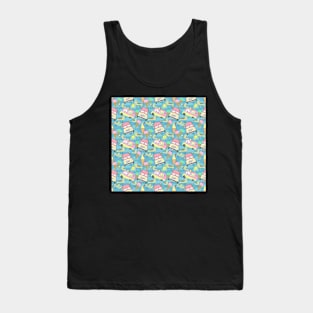 Ice-cream van pattern Tank Top